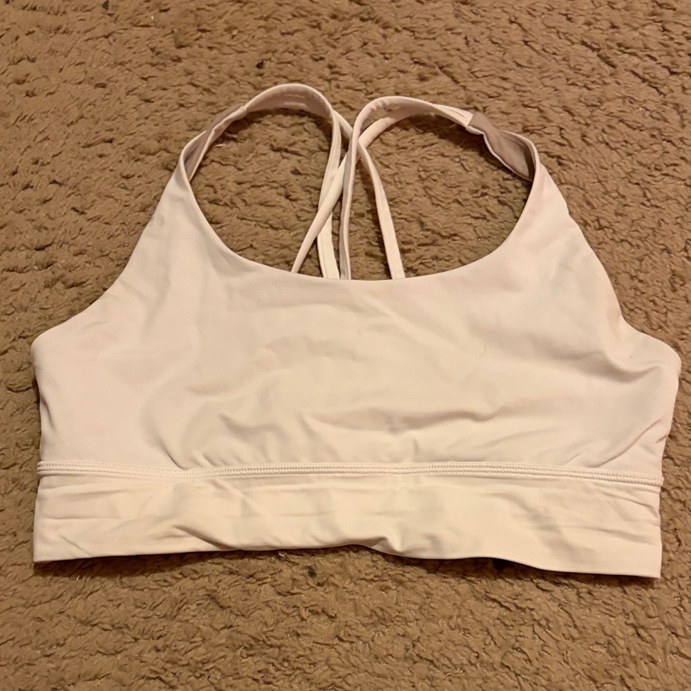 Lululemon Energy Bra Longling White